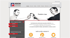 Desktop Screenshot of hescon.sk